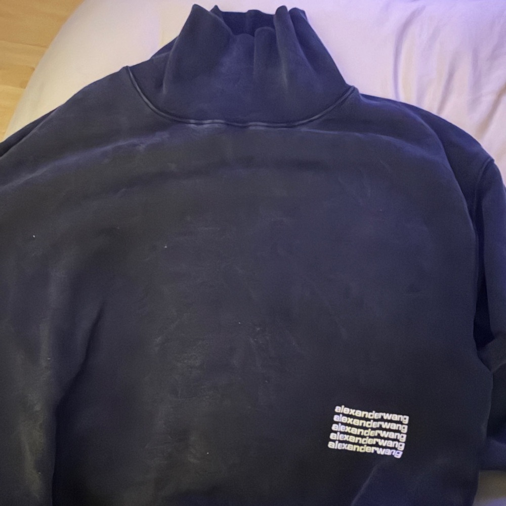 Alexander wang high neck sweatshirt